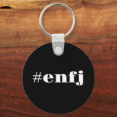 Hashtag enfj Persönlichkeitsstolz Schlüsselanhänger (Vorderseite)