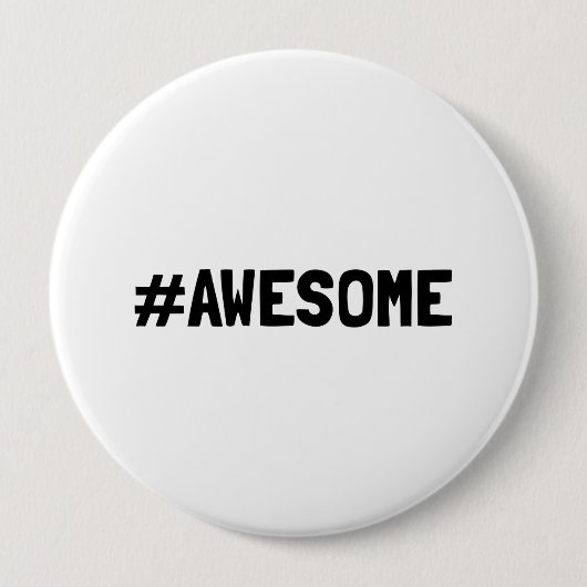 Hashtag fantastisch button (Vorderseite)