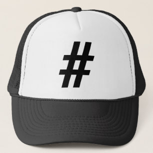 #Hashtag Fernlastfahrer-Hut Truckerkappe