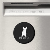 hashtag frenchdad Französisch Bulldogdad Magnet (In Situ (Geschirrspüler))