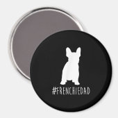 hashtag frenchdad Französisch Bulldogdad Magnet (Vorderseite/Rückseite)