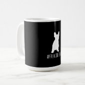 Hashtag Frenchdad French Bulldog Kaffeetasse (Vorderseite Links)