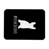 Hashtag Frenchdad French Bulldog Magnet (Horizontal)