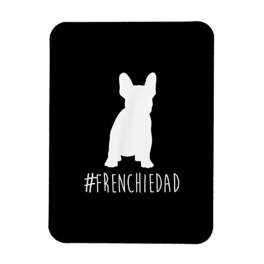 Hashtag Frenchdad French Bulldog Magnet (Vertikal)