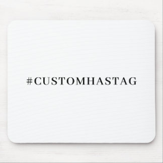 Hashtag für Ihre moderne Trending Social Media Mousepad