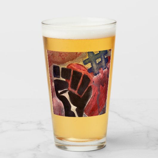 #Hashtag Glas (Vorne (Gefüllt))