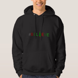 Hashtag glauben Weihnachten T - Shirt, Männer Frau Hoodie