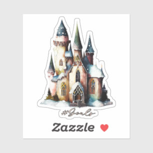 Hashtag Goals - Fairy Princess Fantasy Castle Aufkleber