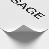 #HASHTAG - Hash Tag Symbol Geschenkpapier (Ecke)