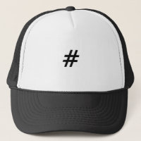 Hashtag Hut Schablone