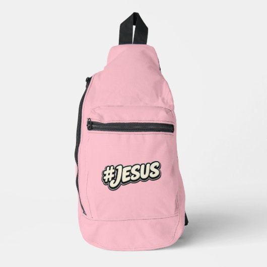 Hashtag - JESUS - Christlich Crossbody Bag (Vorderseite)
