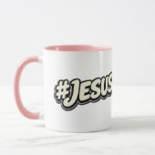 Hashtag - JESUS - Christlich Tasse (Links)