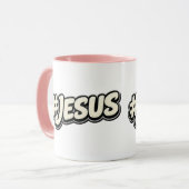Hashtag - JESUS - Christlich Tasse (Vorderseite Links)
