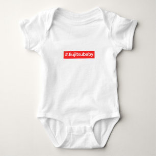 Hashtag Jiu Jitsu Baby Strampler