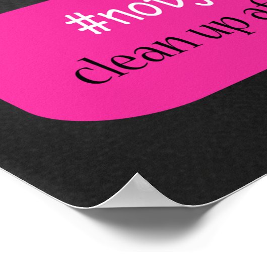 Hashtag Klassenzimmer Regeln Poster (Ecke)