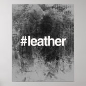 HASHTAG LEATHER POSTER (Vorne)