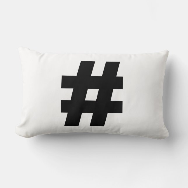# Hashtag Lendenkissen (Vorderseite)