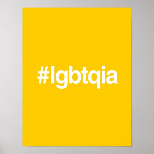 HASHTAG LGBTQIA POSTER (Vorne)