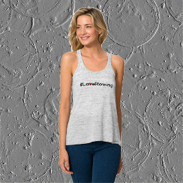 Hashtag Liebe Ruwing Slogan Tank Top