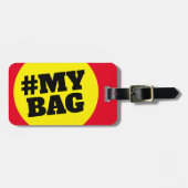 Hashtag meine Gepäckanhänger für Koffer (Vorderseite horizontal)