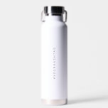 Hashtag | Minimalistisch Stilvolle moderne Social  Trinkflasche<br><div class="desc">Personalisierte Trendy Hashtag Wasserflasche. Jeder Schriftart,  jede Farbe,  kein Minimum.</div>