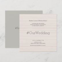 Hashtag moderne elegante, schwarz graue Streifen H