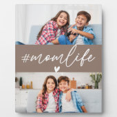 Hashtag Momlife 2 Fotos Fotoplatte (Vorderseite)