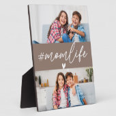 Hashtag Momlife 2 Fotos Fotoplatte (Seite)