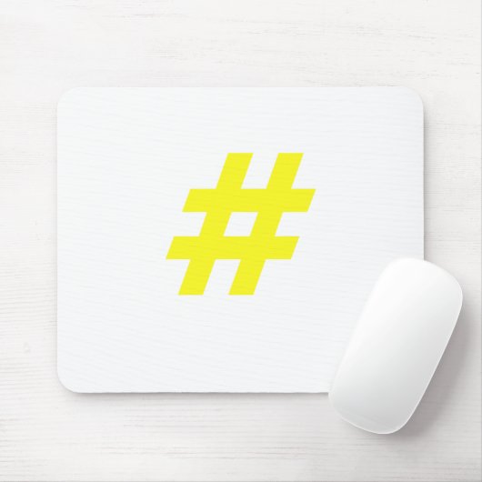 Hashtag Mousepad (Mit Mouse)