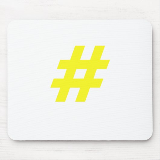 Hashtag Mousepad (Vorne)