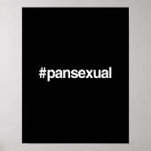 HASHTAG PANSEXUAL POSTER (Vorne)
