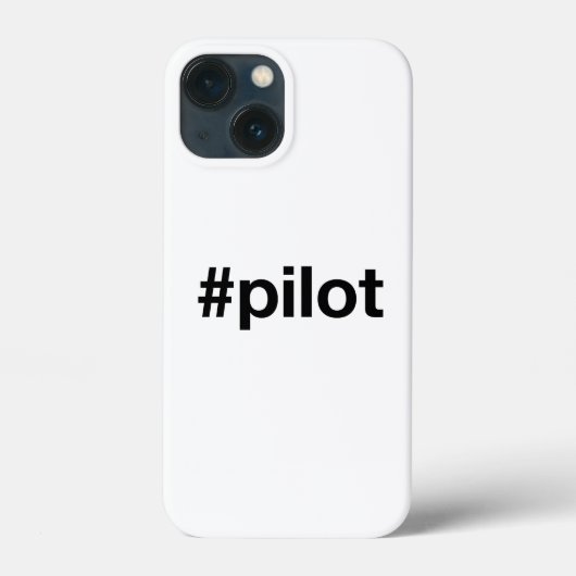 HASHTAG-PILOT Case-Mate iPhone HÜLLE (Rückseite)