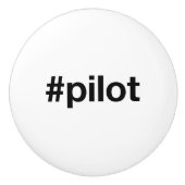 HASHTAG-PILOT KERAMIKKNAUF (Vorderseite)