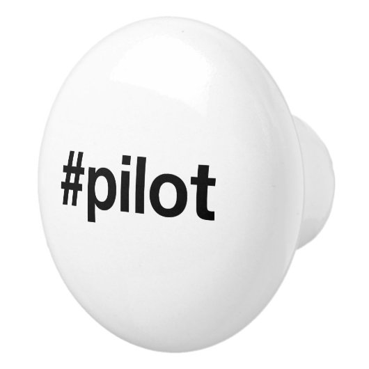 HASHTAG-PILOT KERAMIKKNAUF (Rechts)