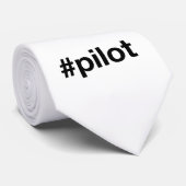 HASHTAG-PILOT KRAWATTE (Gerollt)
