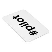 HASHTAG-PILOT MAGNET (Rechte Seite)