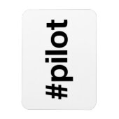 HASHTAG-PILOT MAGNET (Vertikal)
