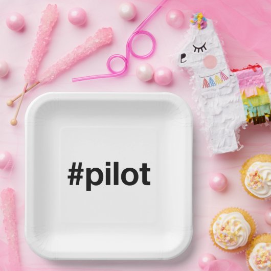 HASHTAG-PILOT PAPPTELLER (Party)