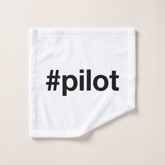 HASHTAG-PILOT WASCHLAPPEN (Waschlappen)