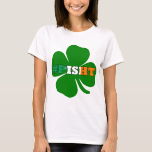 Hashtag pishi betrunken text Irish St Patricks T-Shirt