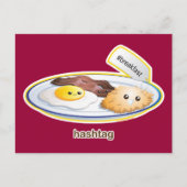 Hashtag Postkarte (Vorderseite)