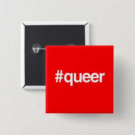 HASHTAG QUE BUTTON (Vorne & Hinten)