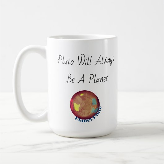 Hashtag ReinstatePluto Kaffeetasse (Links)