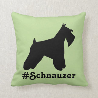 Hashtag Schnauzer-Kissen Kissen