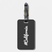 Hashtag Staat Kaliforniens CA Gepäckanhänger (Rückseite vertikal)
