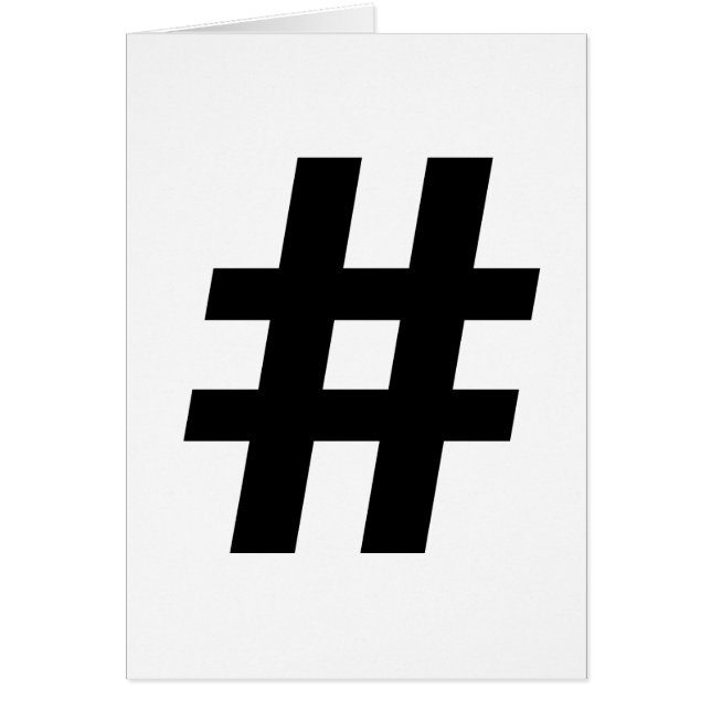 HASHTAG SYMBOL - .PNG (Vorne)