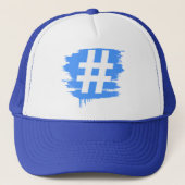 HASHTAG SYMBOL TRUCKERKAPPE (Vorderseite)