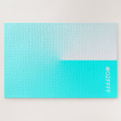 Hashtag Türkisfarbenstrahler Puzzle (Horizontal)