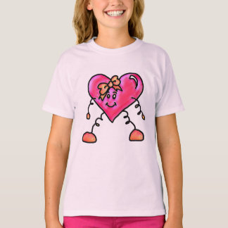 Hashtag Valentine lächelnd Herz Shirt