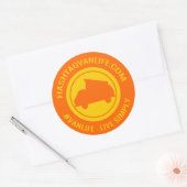 Hashtag Vanlife Sticker (Umschlag)